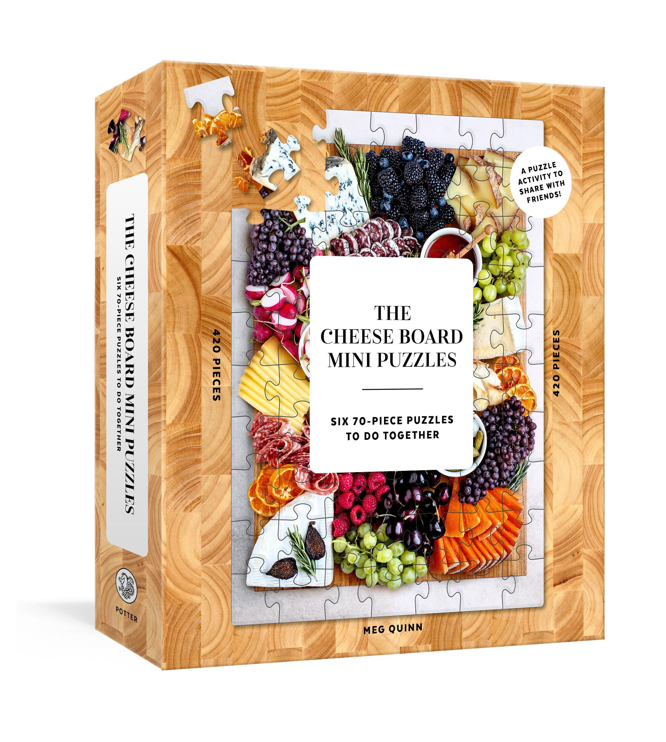 Clarkson Potter The Cheese Board Mini Puzzles: Six 70-Piece Puzzles to Do Together | Amazon (US)