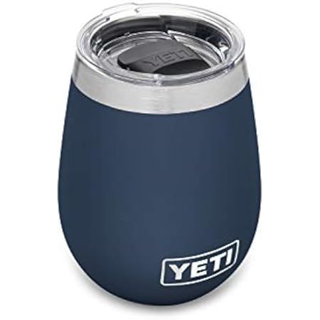 YETI Rambler 10 oz Wine Tumbler, Vacuum Insulated, Stainless Steel with MagSlider Lid, Harvest Red | Amazon (US)