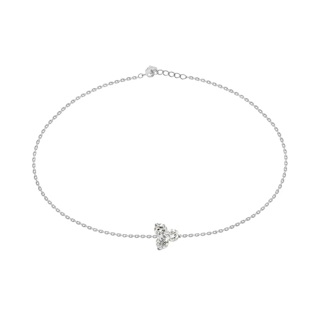 Adjustable Trio Diamond Bracelet | Henri Noel Fine Jewelry