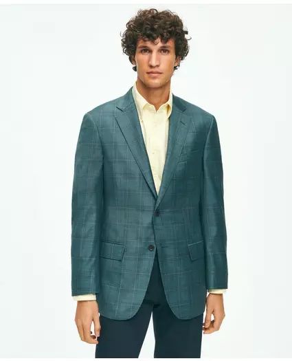 Traditional Fit Wool Check Sport Coat | Brooks Brothers