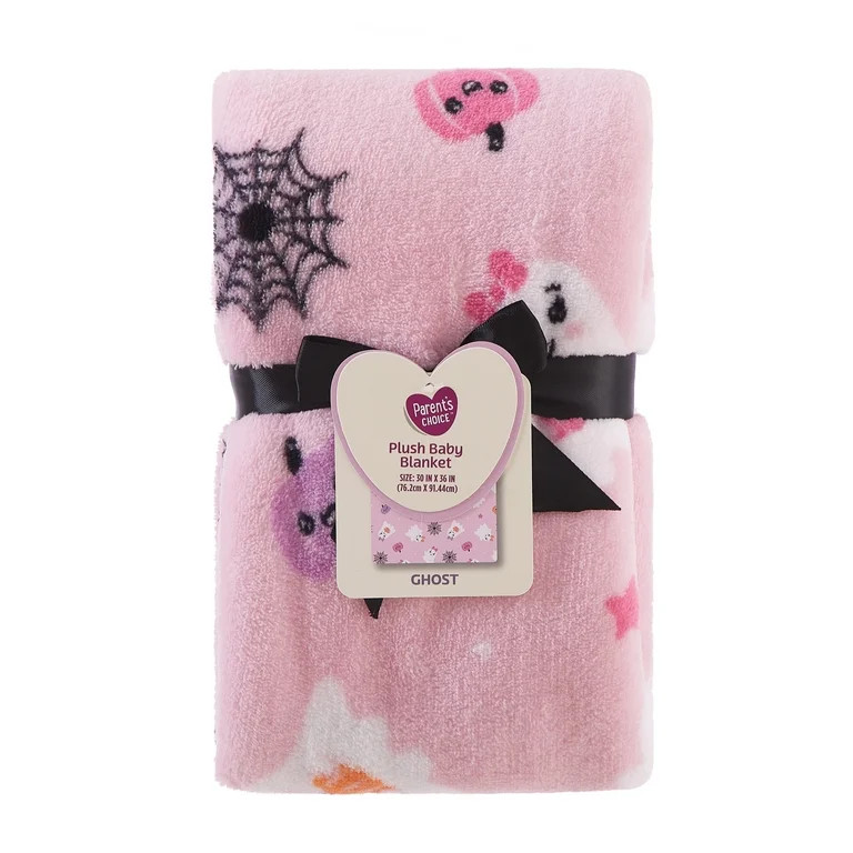 Parent's Choice 30" x 36" Ghost Baby Blanket, Pink | Walmart (US)