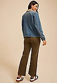 Corduroy Collar Denim Barn Jacket | Maurices