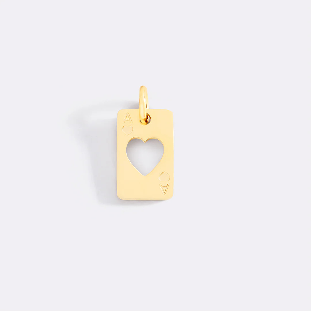Ace of Hearts Charm | Mint & Lily