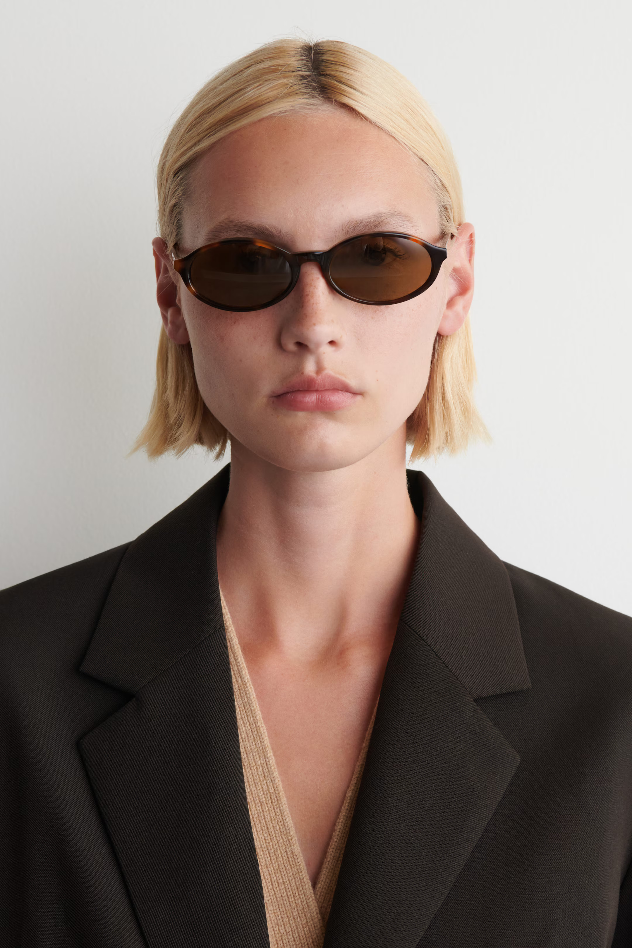 OVAL SUNGLASSES - BROWN / TORTOISESHELL | COS | COS UK