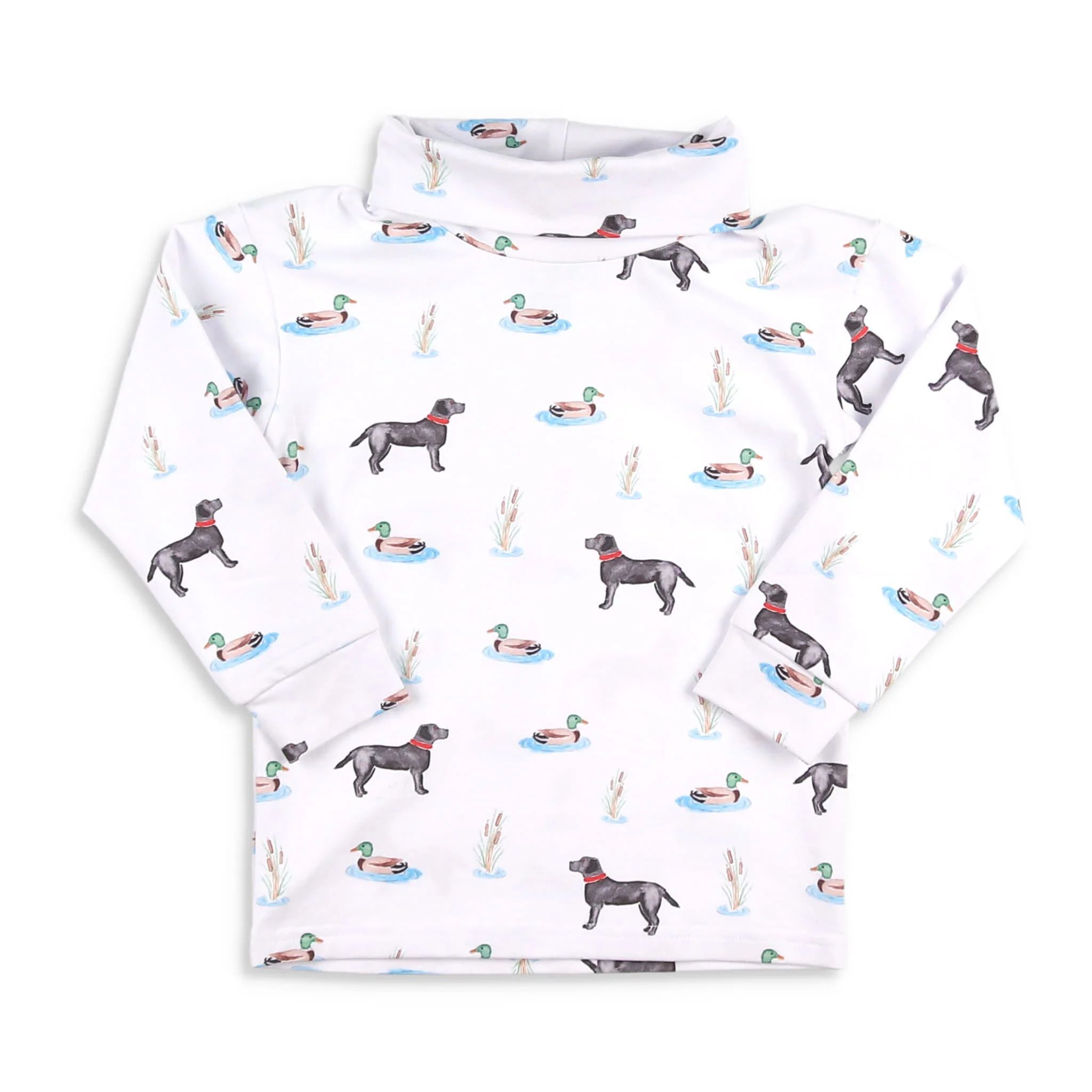 Dog & Duck Turtleneck - Shrimp and Grits Kids | Shrimp and Grits Kids