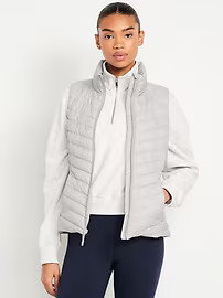 Water-Resistant Packable Puffer Vest | Old Navy (US)