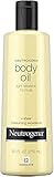 Neutrogena Body Oil Light Sesame Formula, Dry Skin Moisturizer & Hydrating Body Massage Oil, for Rad | Amazon (US)