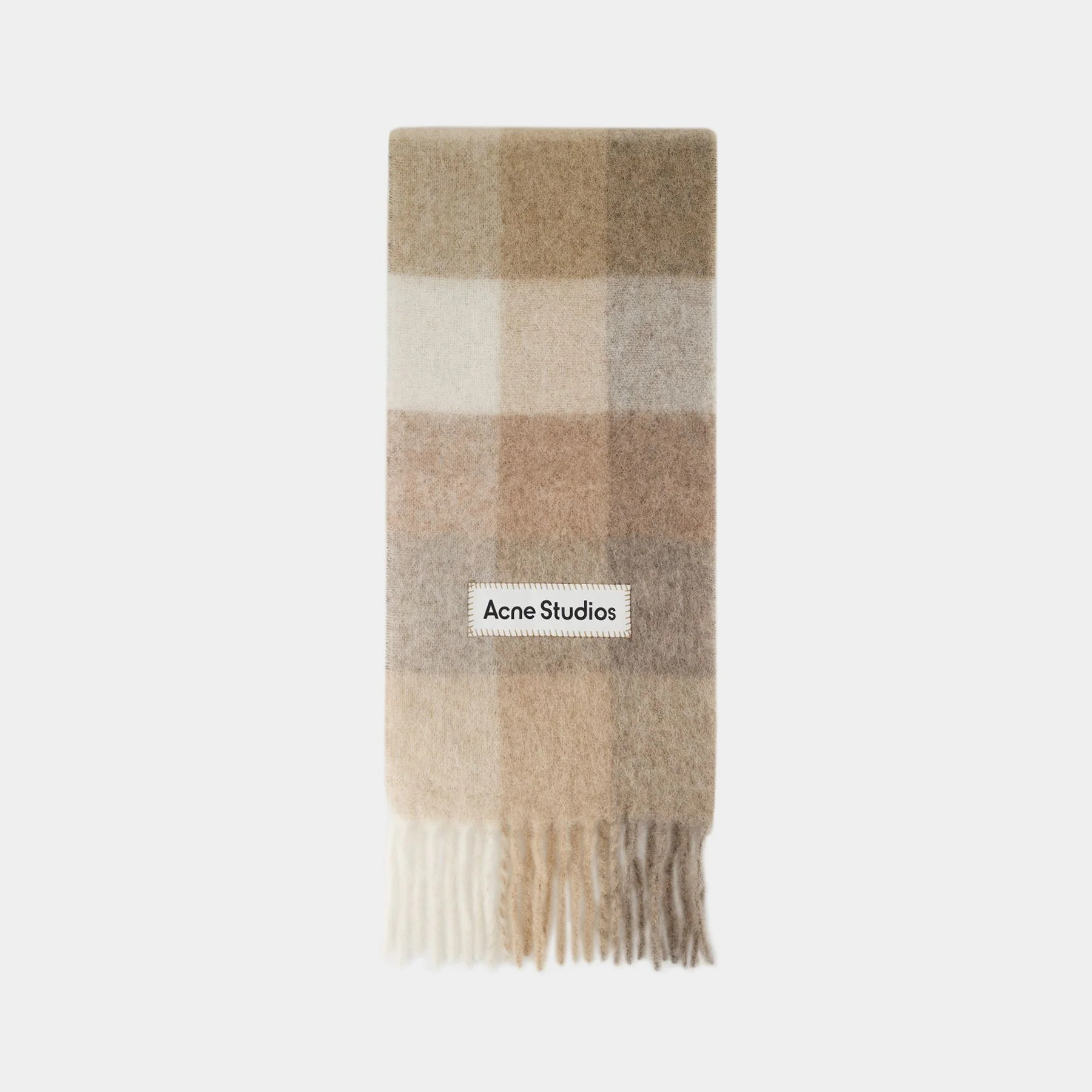 Écharpe - Acne Studios - Alpaga - Blanc/Beige | Monnier Paris (ROW)