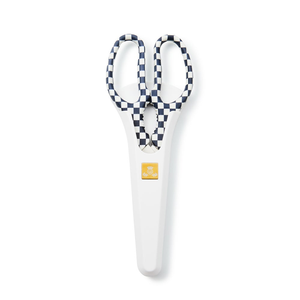Black & White Check Kitchen Shears | MacKenzie-Childs