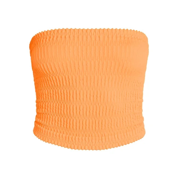 No Boundaries Seamless Textured Tube Top, Women's XXS-XXL | Walmart (US)