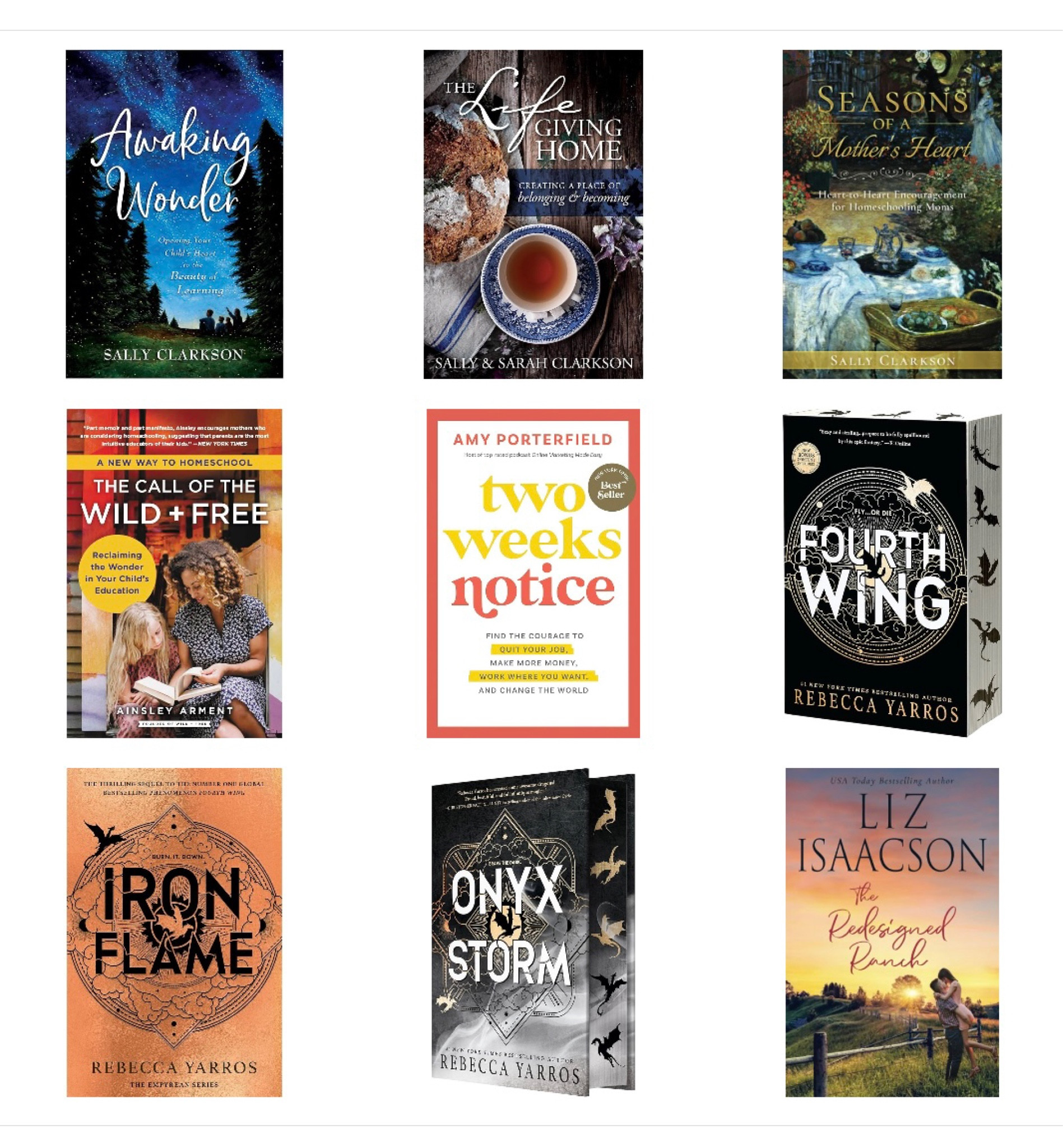 Books for her part 1 - homeschooling, business, romance novels, rom coms, and Christian authors! 

#LTKHome #LTKFamily #LTKGiftGuide