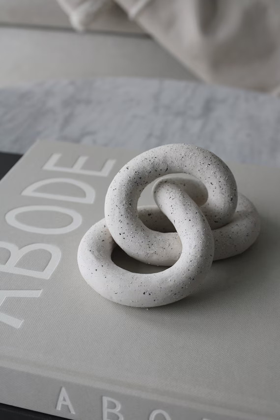 Infinity knot decor | Clay knot | Minimalist home decor | Etsy (CAD)