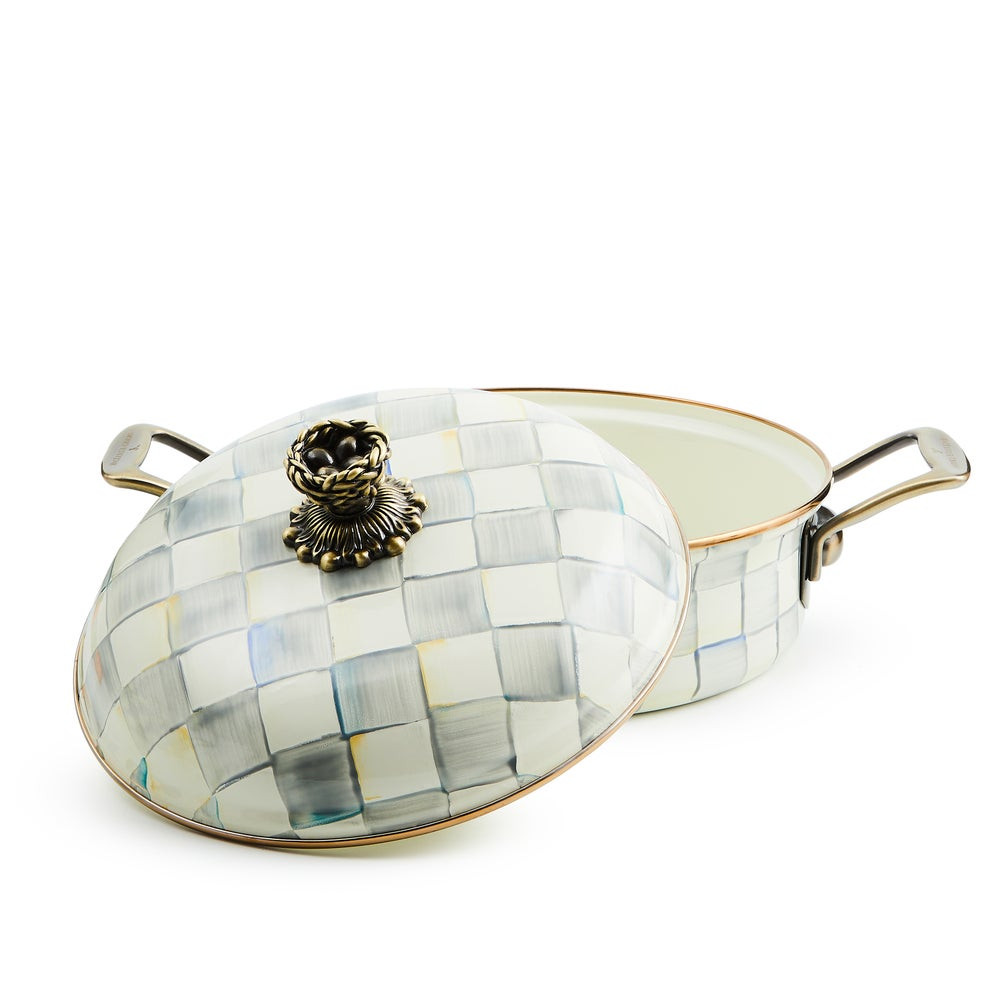 Sterling Check 3 Qt. Casserole | MacKenzie-Childs