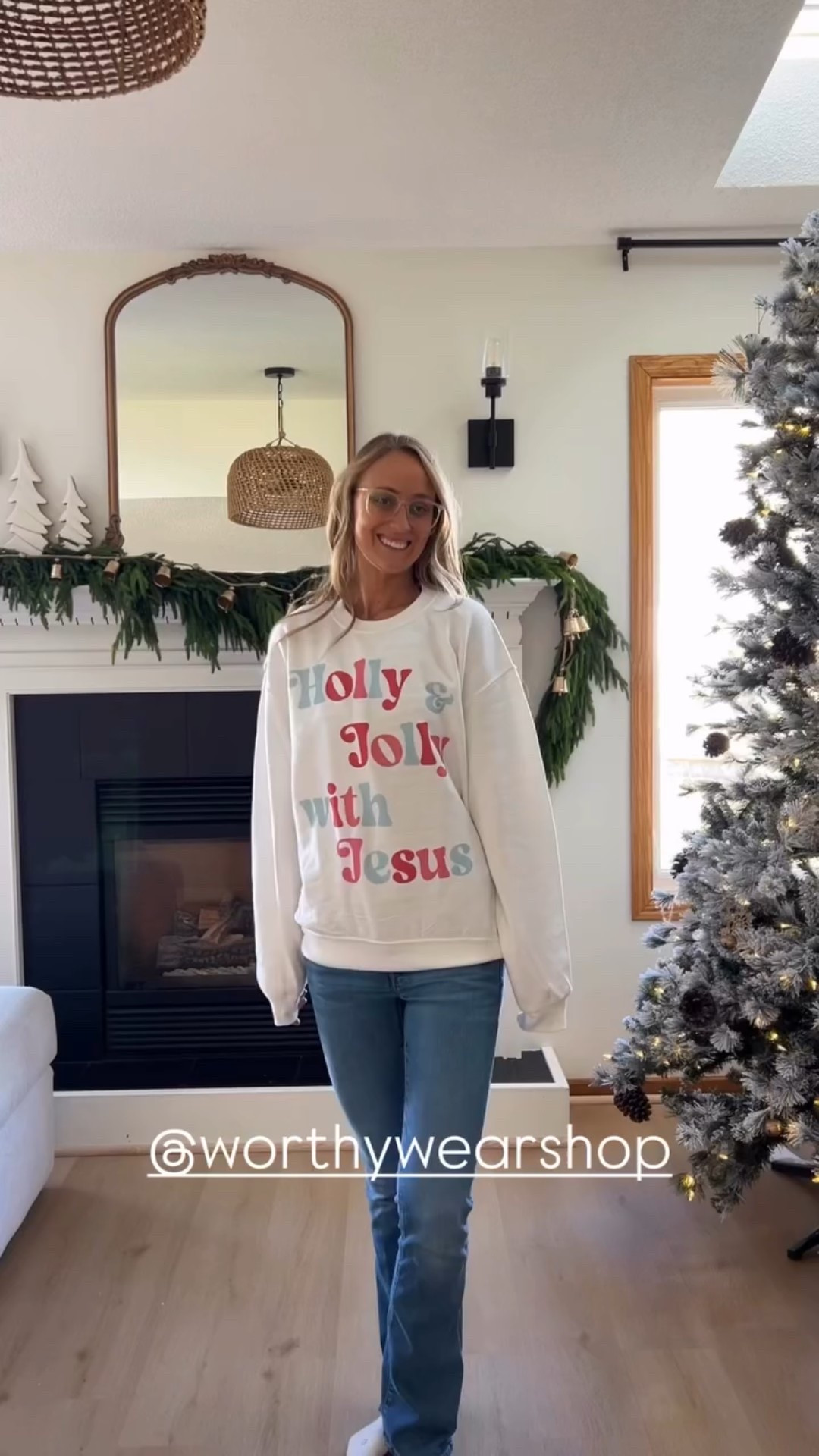 @worthywearshop has the cutest Christmas sweatshirts 🎁🎄

#LTKootd #LTKgrwm #LTKHoliday