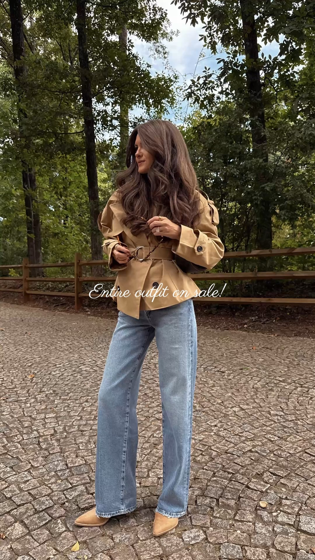 Entire outfit on sale for Amazon Prime Big Deal Days! 🍂

Cropped trench coat, AGOLDE Harper jeans 

@amazon #ad #founditonamazon

#LTKFindsUnder50 #LTKSeasonal #LTKSaleAlert