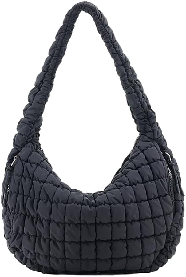 VAKAER Puffer Tote Bag for Women Quilted Crossbody Large Hobo Carryall Lightweight Padded Shoulde... | Amazon (US)