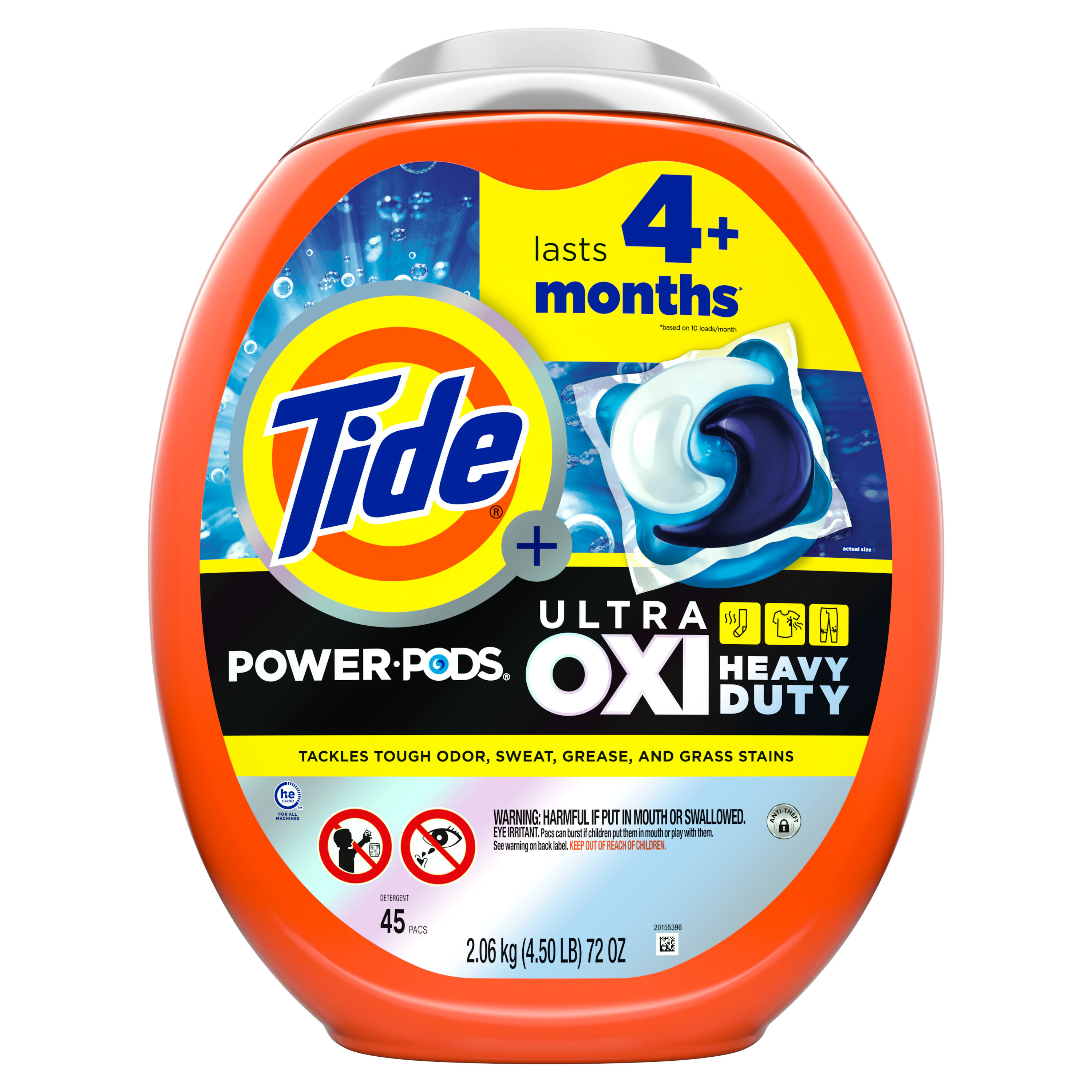 Tide Power Pods + Ultra OXI Heavy Duty Original HE Laundry Detergent 45 Loads 45 -Count | 3077211736 | Lowe's