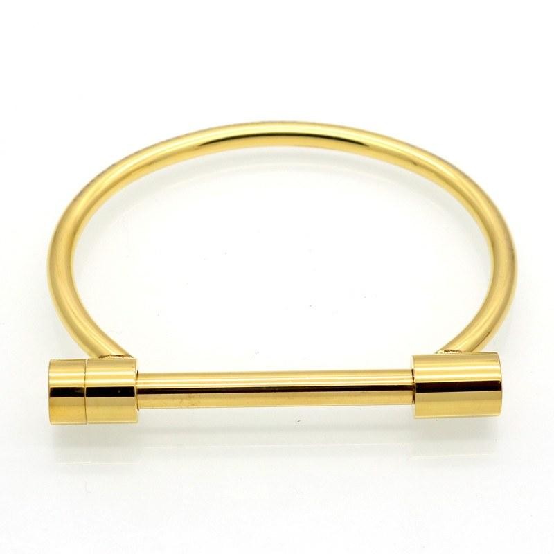 Screw N Lock Bracelet- Gold | The Styled Collection