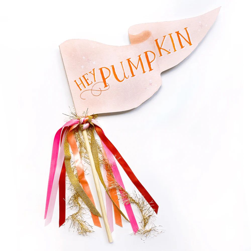 "Hey Pumpkin" Party Pennant | Shop Sweet Lulu