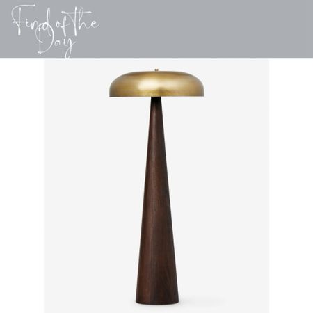 We absolutely love this brass and walnut floor lamp because of its mid-century style! The soft shape of this floor lamp will add visual interest into any space  

#LTKSeasonal #LTKfamily #LTKhome