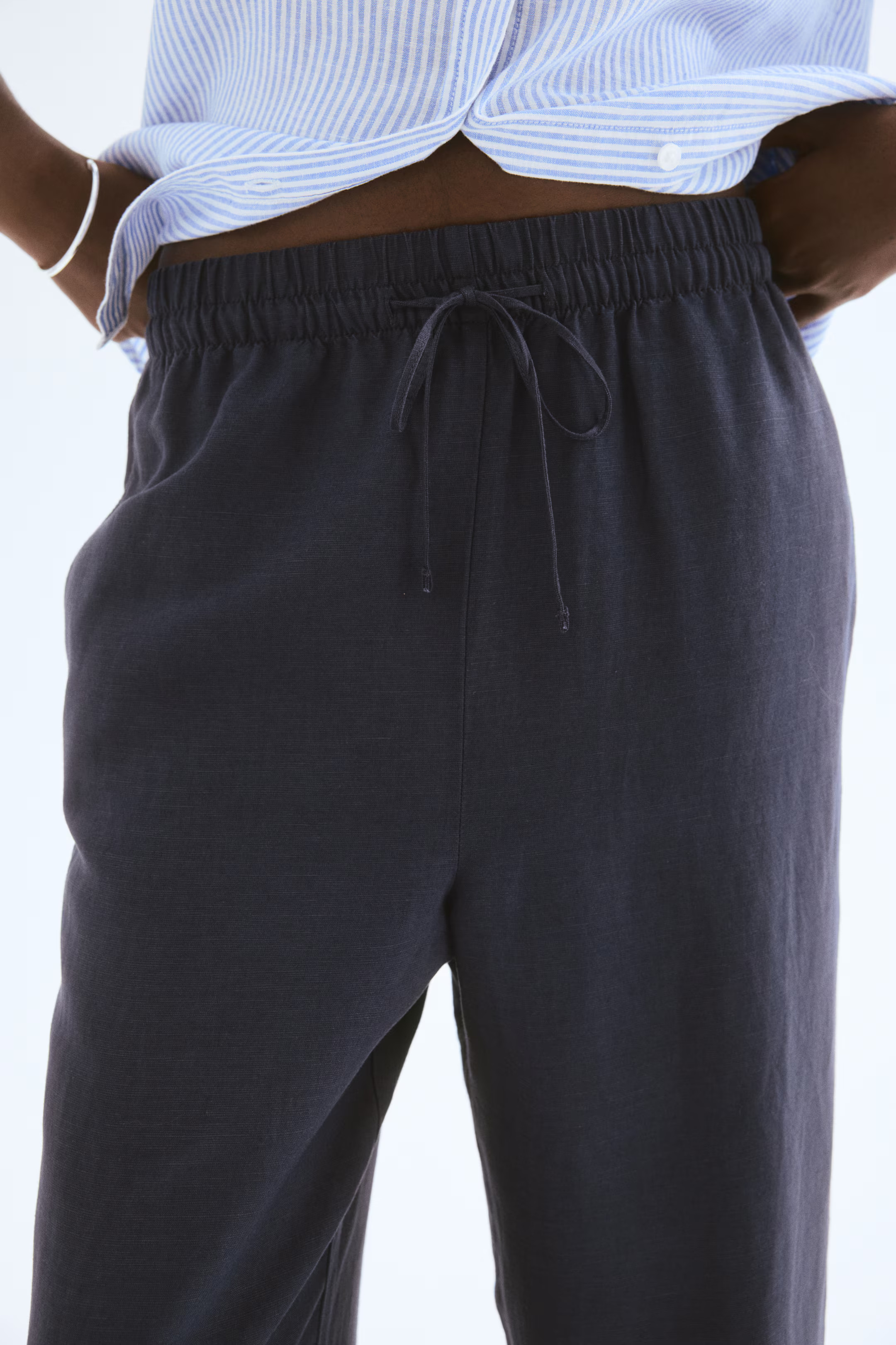 Linen-Blend Pants | H&M (US + CA)