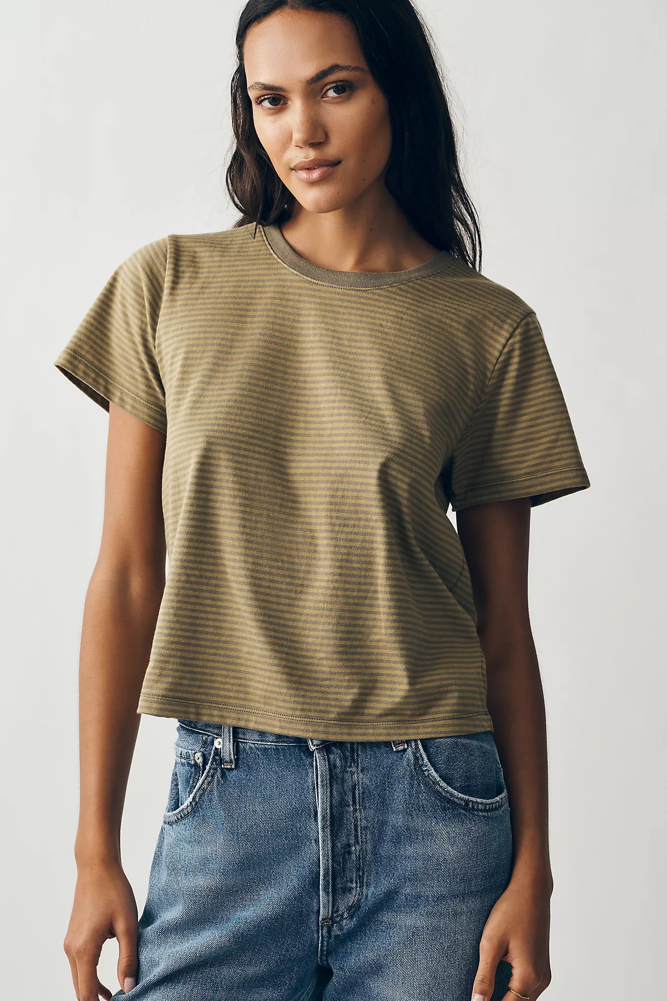 By Anthropologie Evelyn Cotton Everyday Tee | Anthropologie (US)