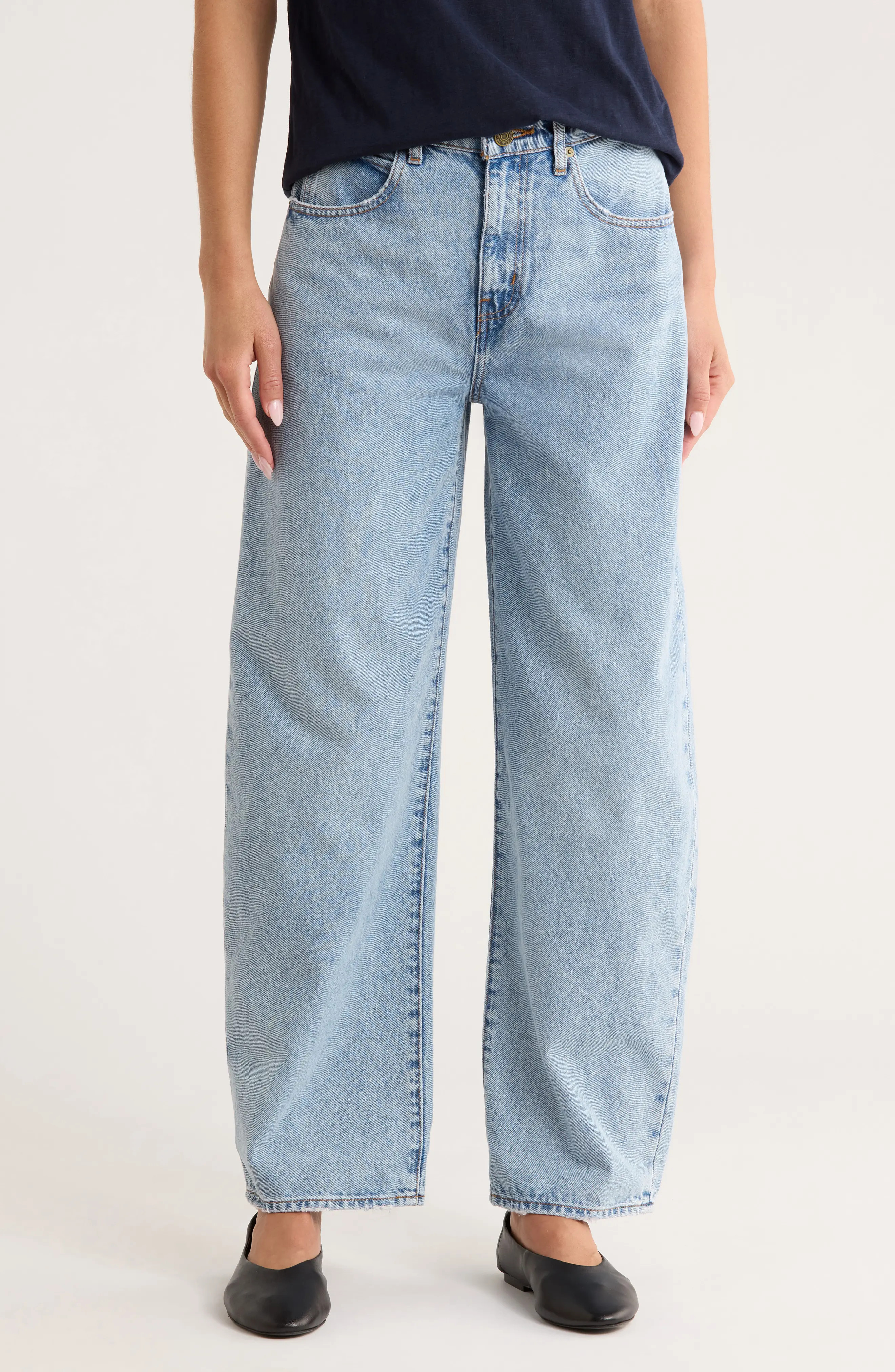 FRAME High Waist Barrel Jeans (Women) | Nordstromrack | Nordstrom Rack