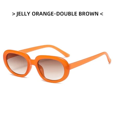 Retro Sunglasses Tony Stark Women Sunglasses Metal Frame for Men Women Orange/Gradient Tea | Walmart (US)