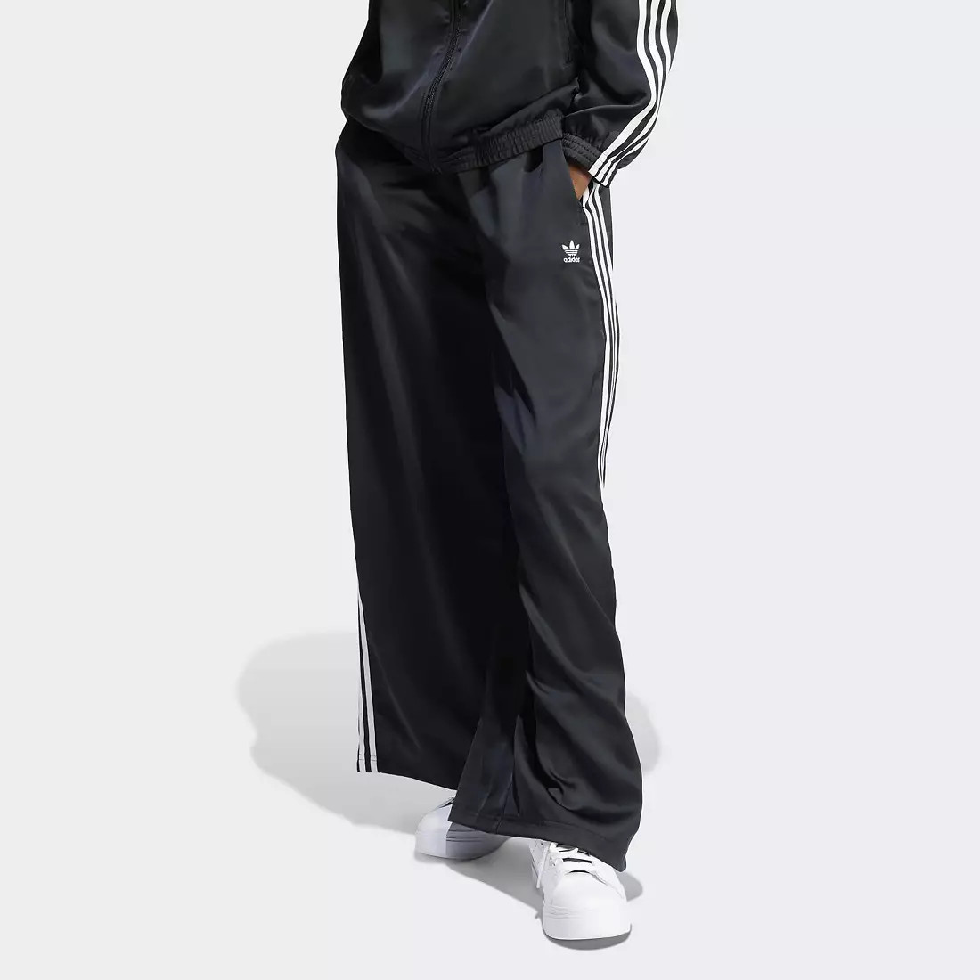adidas Originals Women's Adicolor Satin Wide Leg Track Pants | DICK'S Sporting Goods