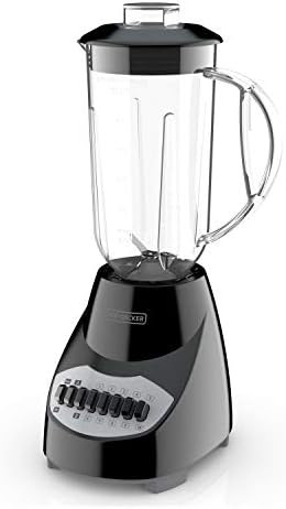 BLACK+DECKER Crush Master Blender, 10-Speeds with Stainless Steel Blades, Black, BL2010BP | Amazon (US)
