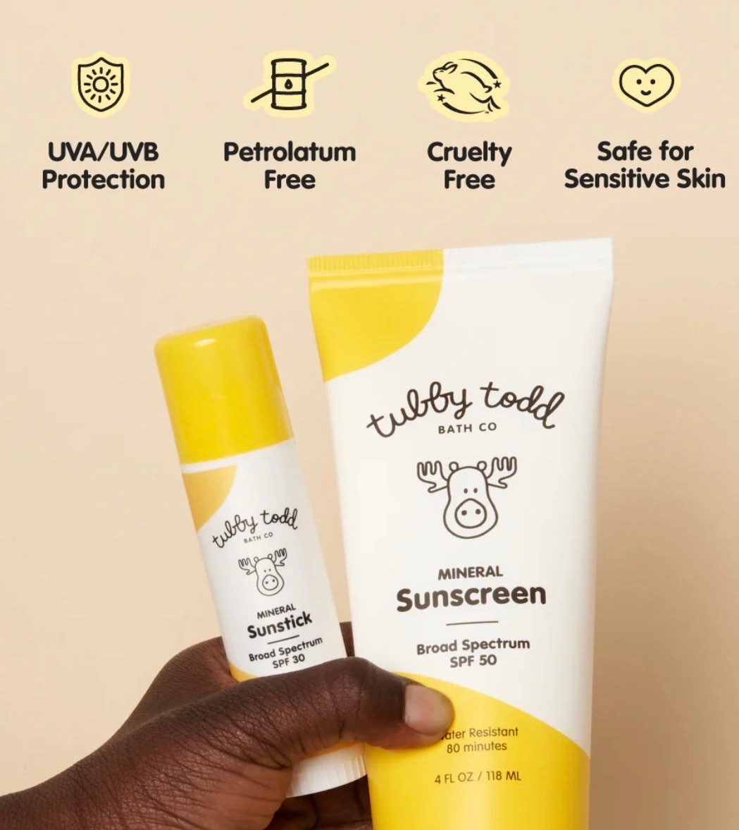 Our favorite sunscreen! Tubby Todd ✨

Summertime. Kids. Tubbytodd. Gift idea. Toddler. Sunshine. Pool day.

#LTKmomlife #LTKBaby #LTKKids