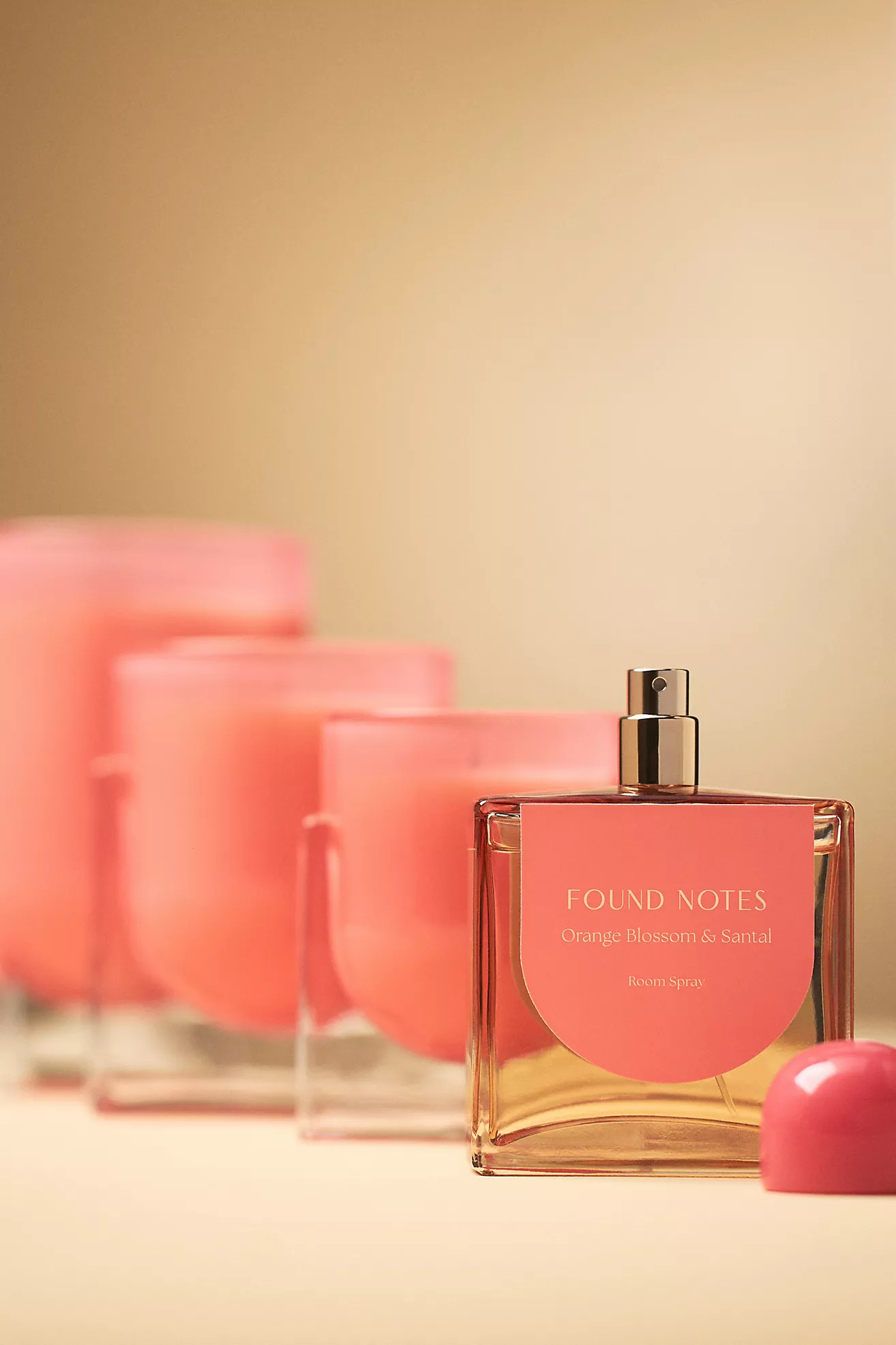 Found Notes Floral Orange Blossom & Santal Glass Candle | Anthropologie (US)