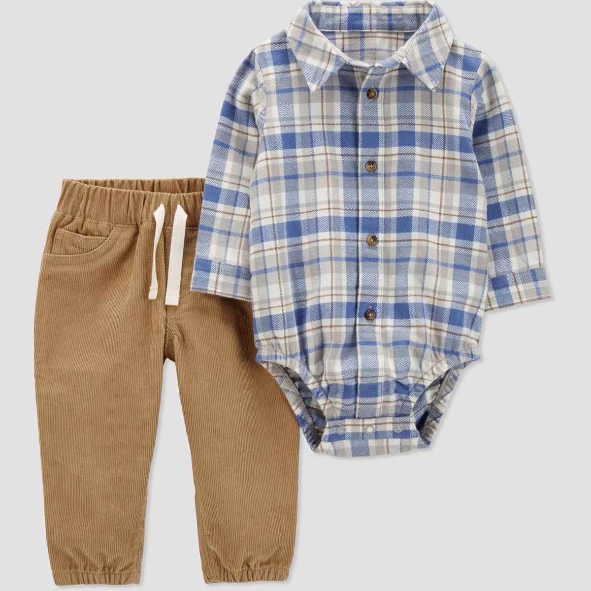 Carter's Just One You® Baby Boys' 2pc Plaid Top & Pants Set | Target