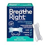 Breathe Right Nasal Strips | Extra Strength | Clear | For Sensitive Skin I Drug-Free Snoring Solu... | Amazon (US)