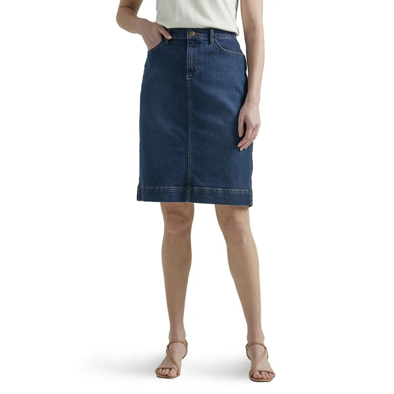 Lee® Women's Midi Length Heritage Skirt with Utility Details - Walmart.com | Walmart (US)