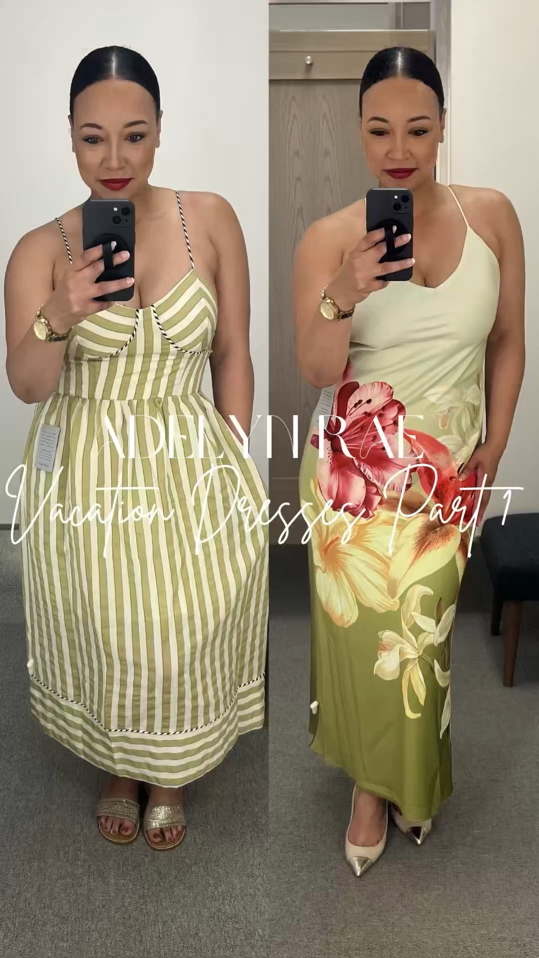 summer dresses perfect for Vacation ft Adelyn Rae at Nordstrom 

Striped Dress - Wearing a sz Small due to dress has stretch. 

Satin slip Dress - Runs true to size. Wearing my normal sz Medium

#LTKootd #LTKxMadewell #LTKU