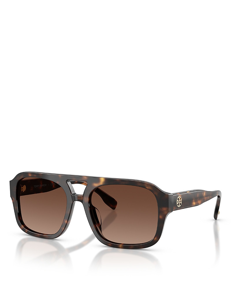Tory Burch Aviator Sunglasses, 55mm | Bloomingdale's (US)