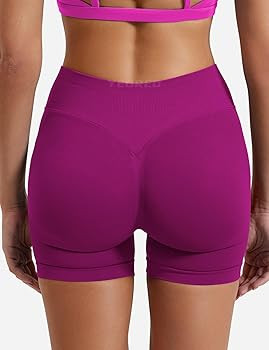 YEOREO SoftHue Women Workout Gym Impact Shorts Hidden Scrunch Butt Lifting 2.5"/3.6"/4.5"/6" Seam... | Amazon (US)