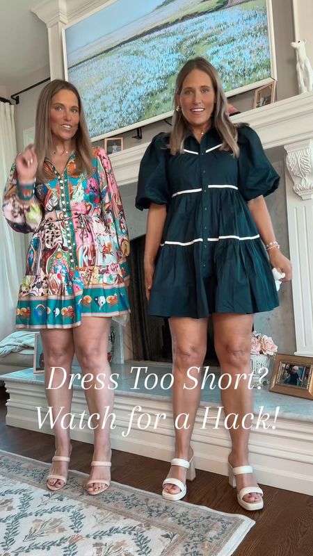 Style hack that worked! So good! Also, love these dresses even more now! Living and learning over here! 

#LTKOver40 #LTKStyleTip #LTKVideo