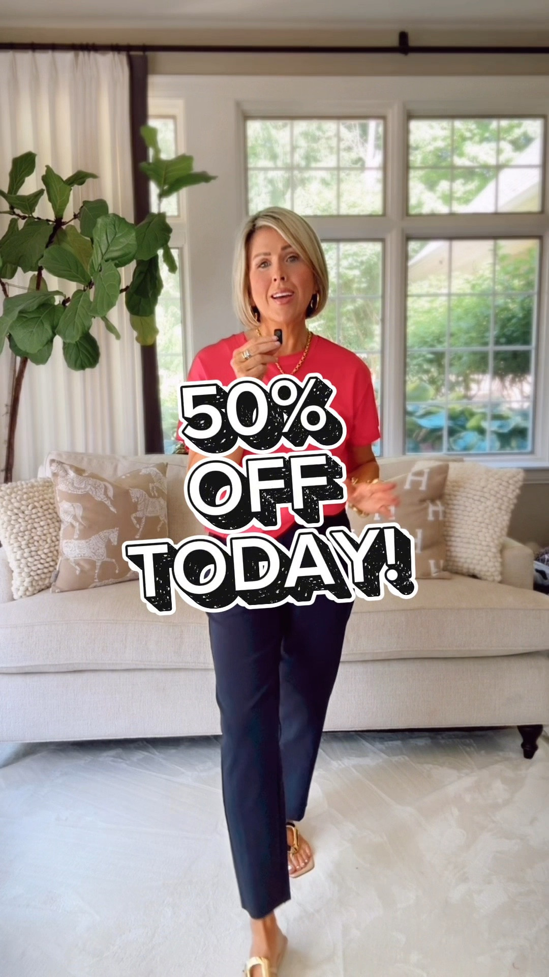 The viral did you lose weight pants are currently 50% off

#LTKOver40 #LTKSaleAlert #LTKootd