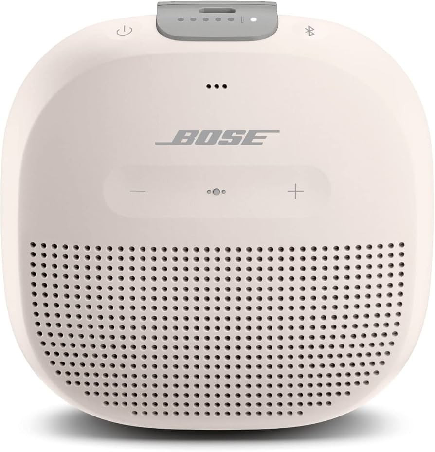 Bose SoundLink Micro Bluetooth Speaker: Small Portable Waterproof Speaker with Microphone, White ... | Amazon (US)