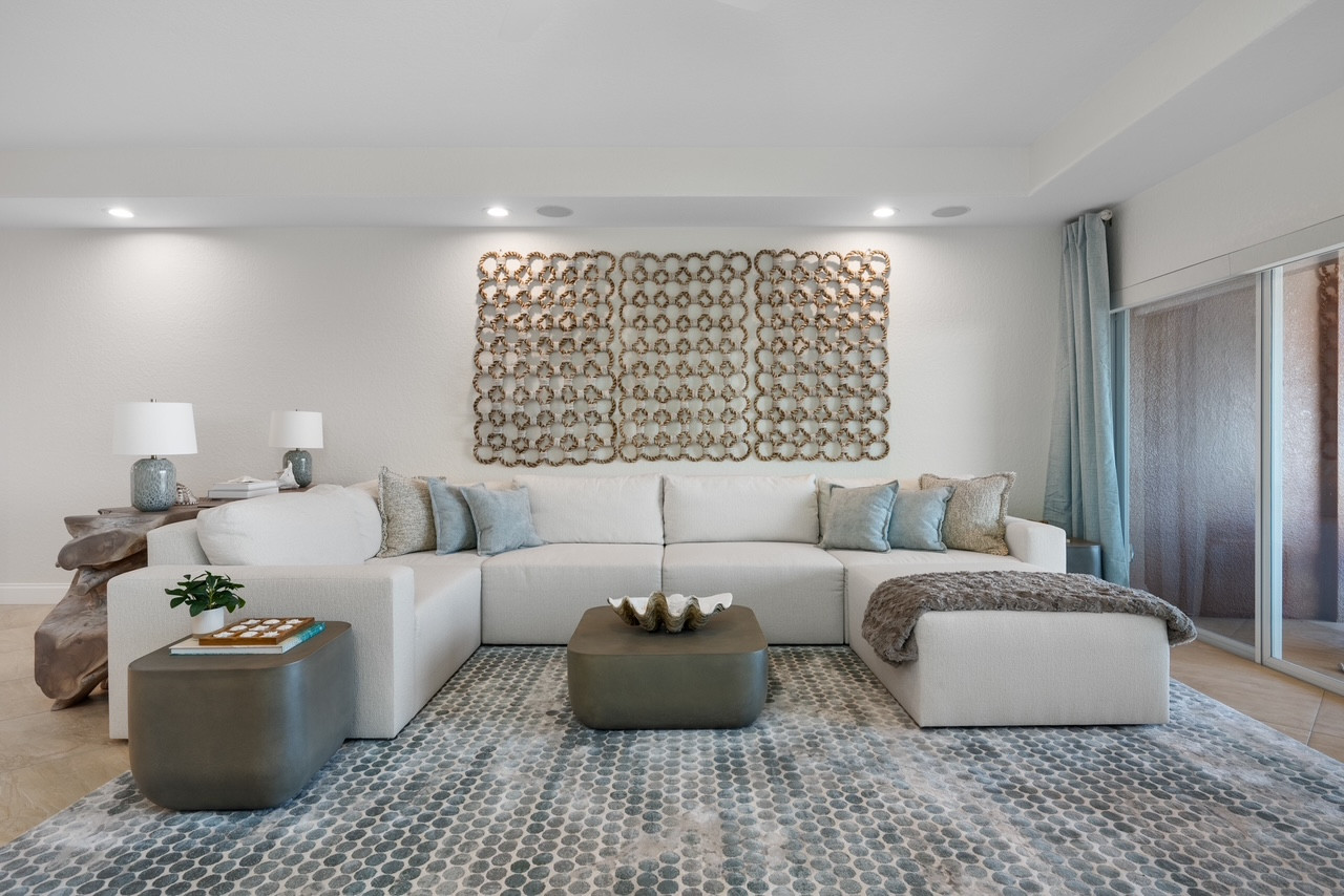 Coastal calm, elevated. 🌊✨

This living room captures the essence of relaxed coastal living with soft neutrals, airy textures, and natural elements that bring the outdoors in. Light woods, layered fabrics, and subtle ocean-inspired tones create a space that feels both refreshing and effortlessly sophisticated.

Where comfort meets coastal elegance.

#CoastalLiving #LivingRoomInspo #BeachHouseStyle #NeutralInteriors #OrganicModern #InteriorDesign #DesignByRania 

 #LTKHome