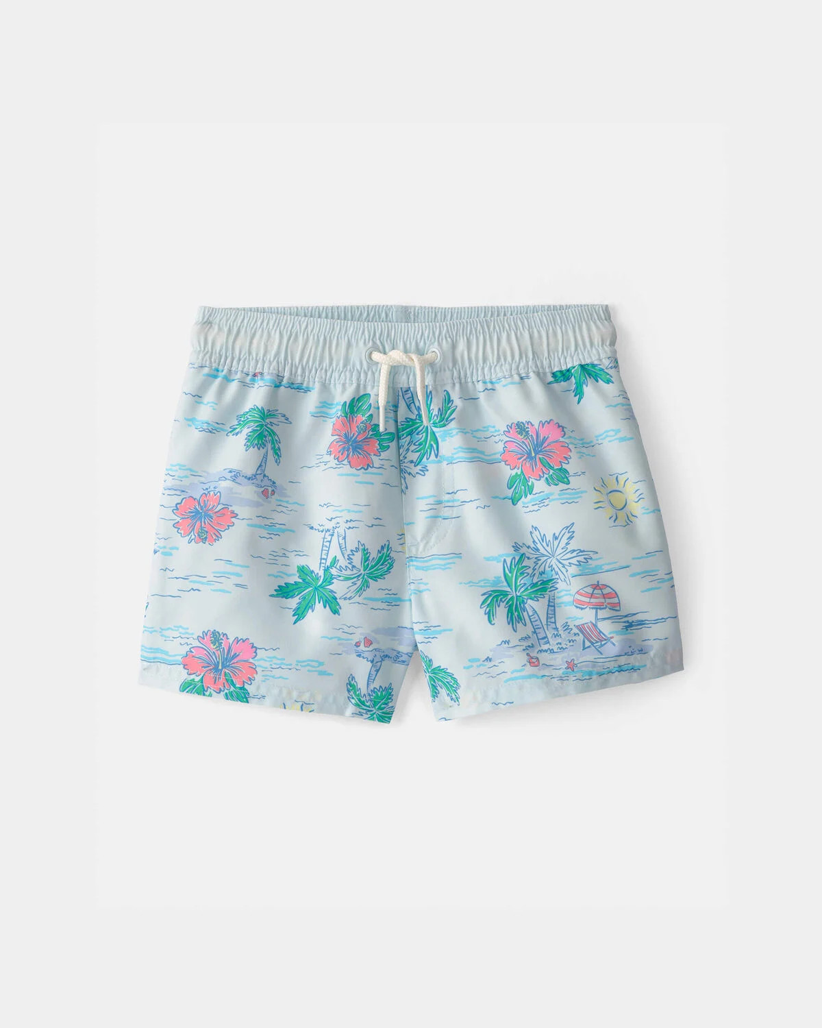 Toddler Boy Tropical Beach Swim Trunks - Blue | Carter's Inc