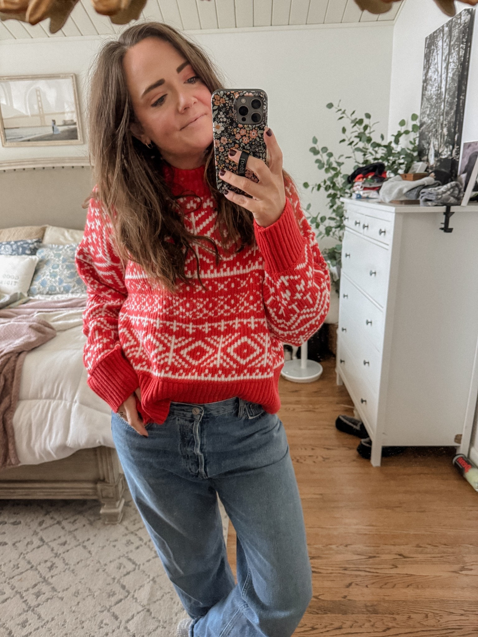 Loooove this sweater!!! The coziest, so soft and warm, not itchy!! I got a large and it’s the perfect oversized fit. Get your normal sweater size! 

#LTKGiftGuide #LTKSaleAlert #LTKHoliday
