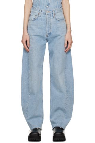 AGOLDE - Blue Luna Pieced Jeans | SSENSE