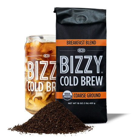 Bizzy Organic Cold Brew Coffee | Breakfast Blend | Coarse Ground Coffee | 100% Arabica | 1 lb | Walmart (US)
