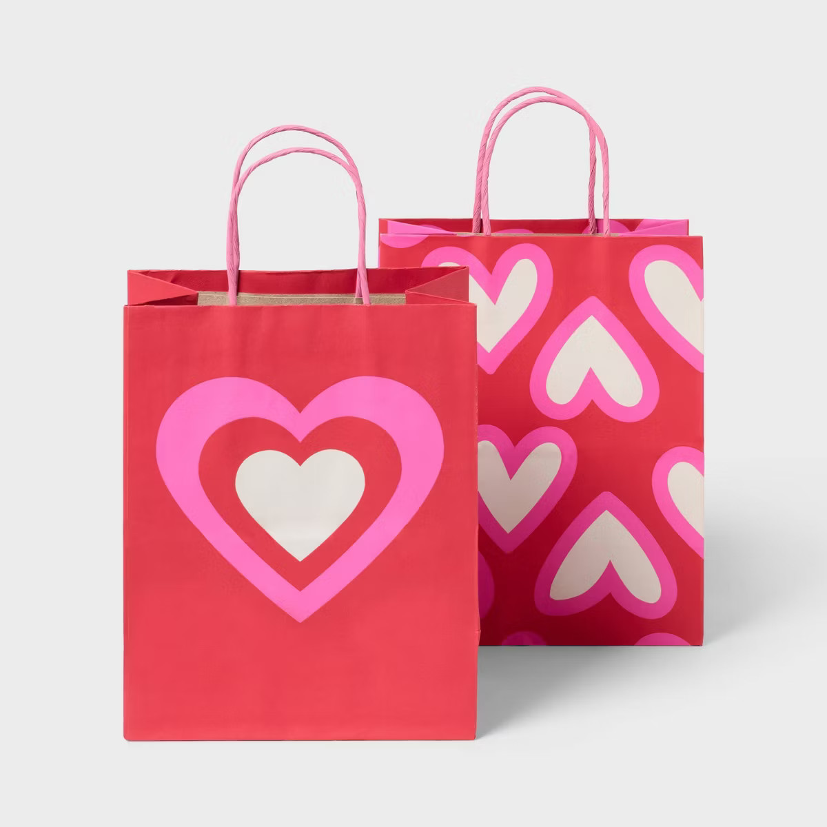 2ct Valentine's Day Large Heart Toss Cub Bag - Spritz™ | Target