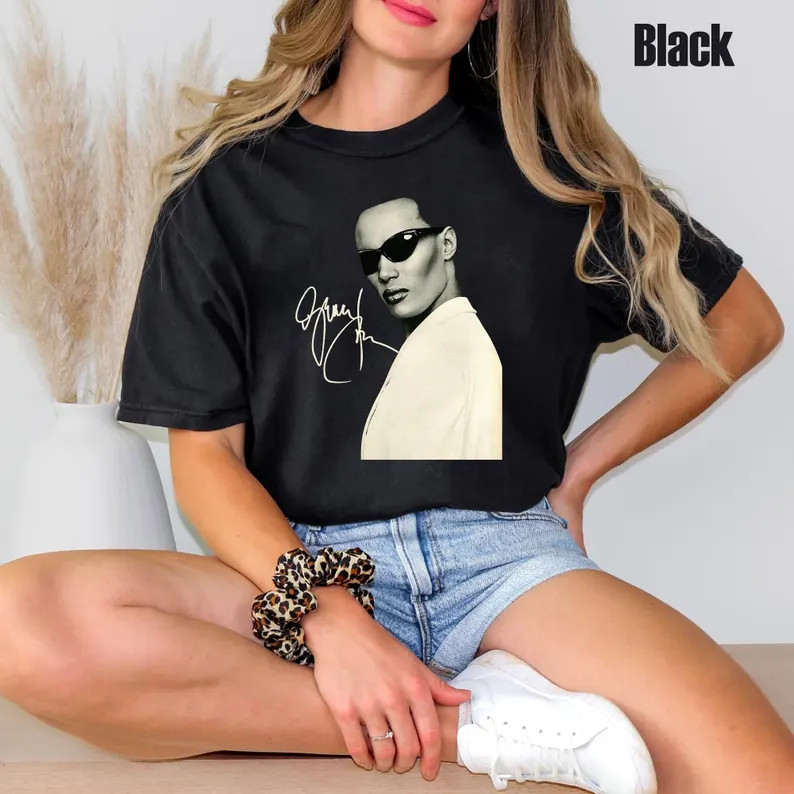 Grace Jones Signature Graphic Shirt: Comfort Color Unisex Tee - Etsy UK | Etsy (Global)