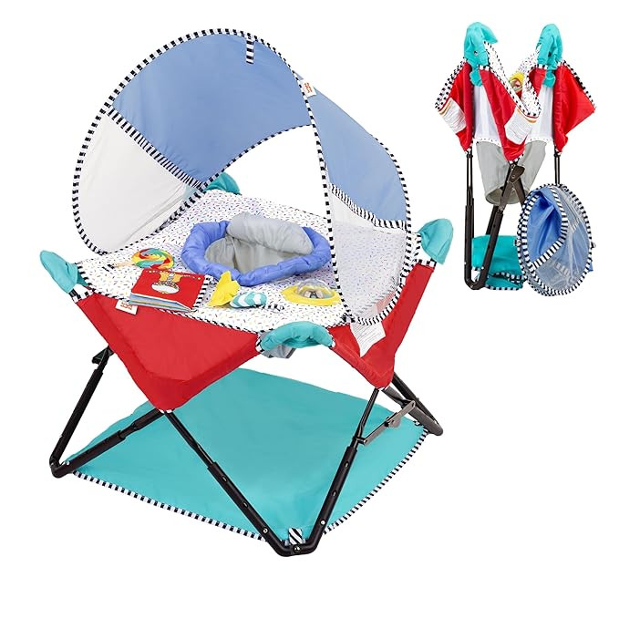 Bright Starts Pop 'N Jump Portable Activity Jumper, Indoor/Outdoor Use, Sweet Treats with 4 Senso... | Amazon (US)