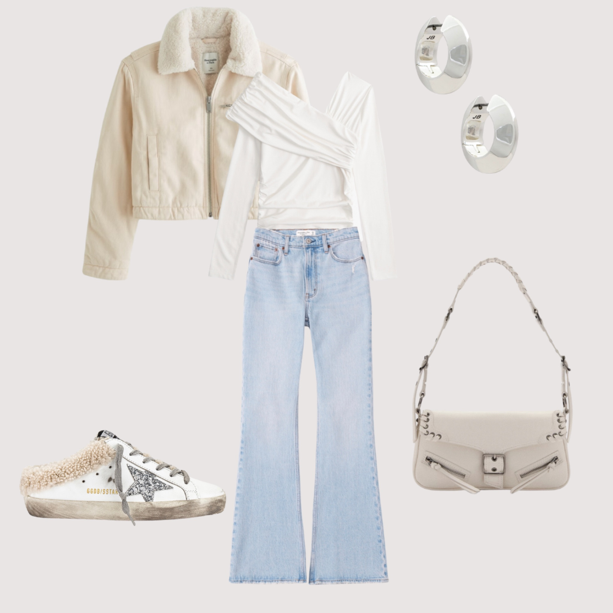 Warm fall outfit🤍🤍 I love these types of outfits made with neutrals for this season!! Shop these clothing pieces for 15% off at Abercrombie & Fitch. These Golden Goose Sneakers are also almost $300 off on Revolve!

#LTKSeasonal #LTKSaleAlert #LTKStyleTip